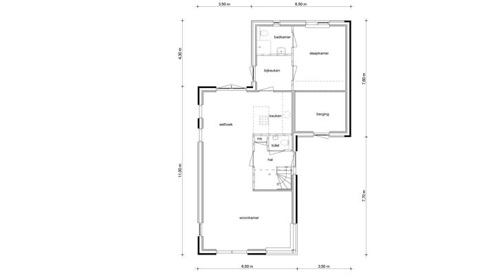 Foto 20 van Vroomshoop Oost fase 3 - 6 vrijstaande woni (Bouwnr. 8)