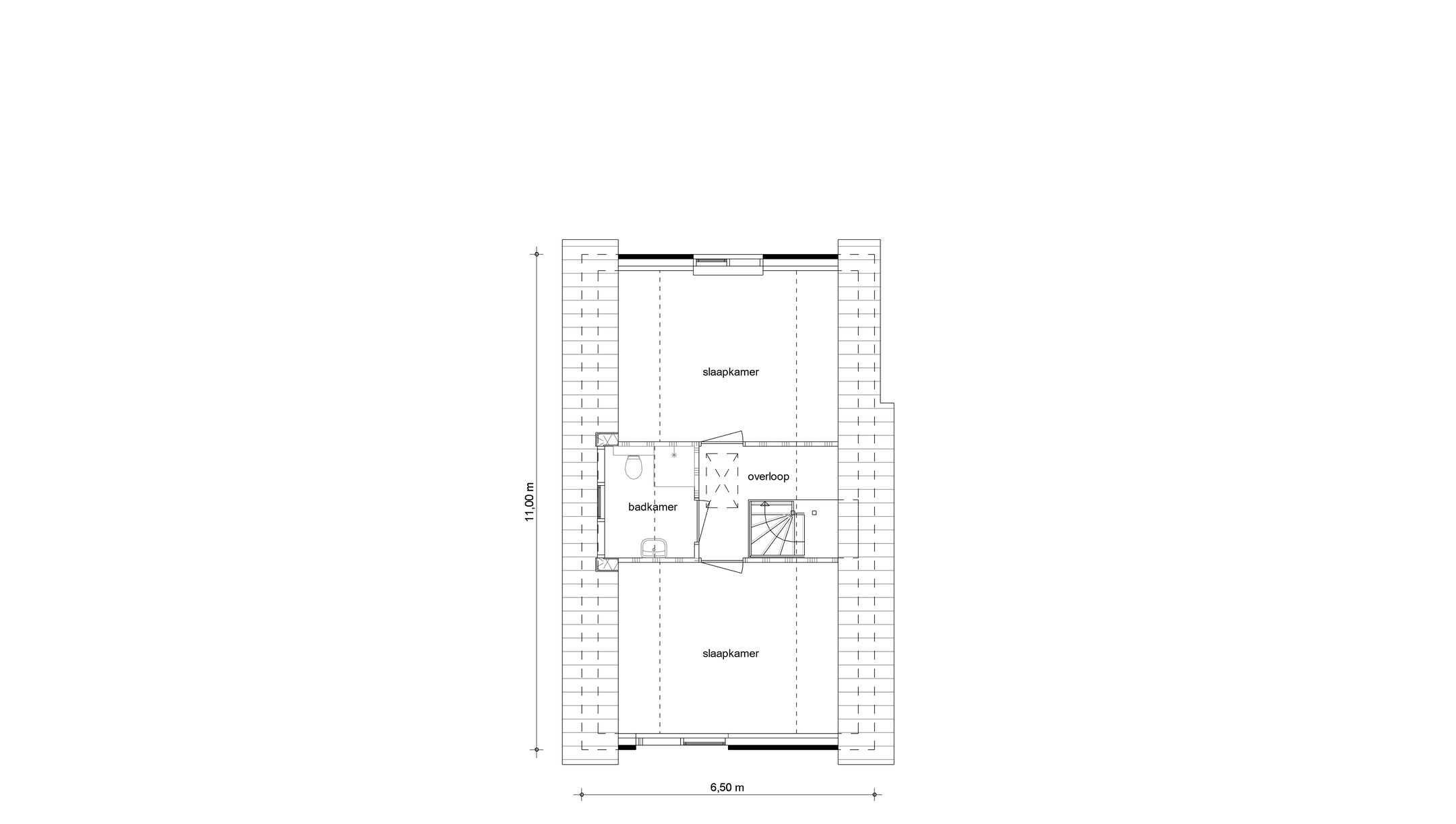 Foto 21 van Vroomshoop Oost fase 3 - 6 vrijstaande woni (Bouwnr. 8)