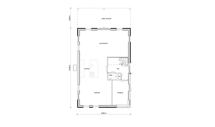 Foto 17 van Vroomshoop Oost fase 3 - 6 vrijstaande woni (Bouwnr. 9)