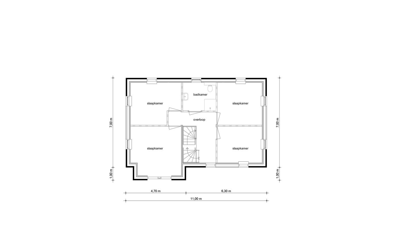 Foto 29 van Vroomshoop Oost fase 3 - 6 vrijstaande woni (Bouwnr. 8)
