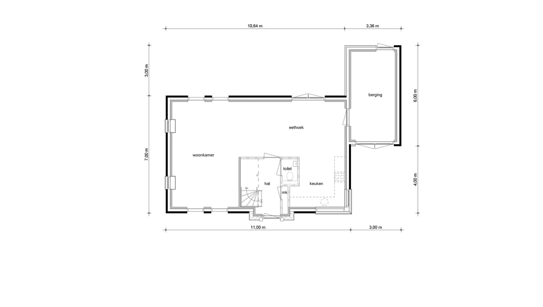 Foto 32 van Vroomshoop Oost fase 3 - 6 vrijstaande woni (Bouwnr. 8)