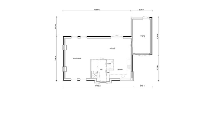 Foto 32 van Vroomshoop Oost fase 3 - 6 vrijstaande woni (Bouwnr. 8)