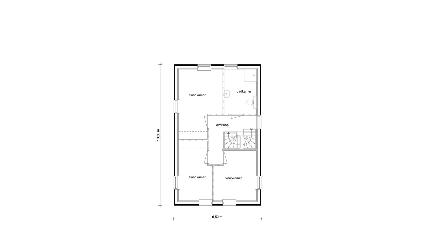 Foto 10 van Vroomshoop Oost fase 3 - 6 vrijstaande woni (Bouwnr. 11)