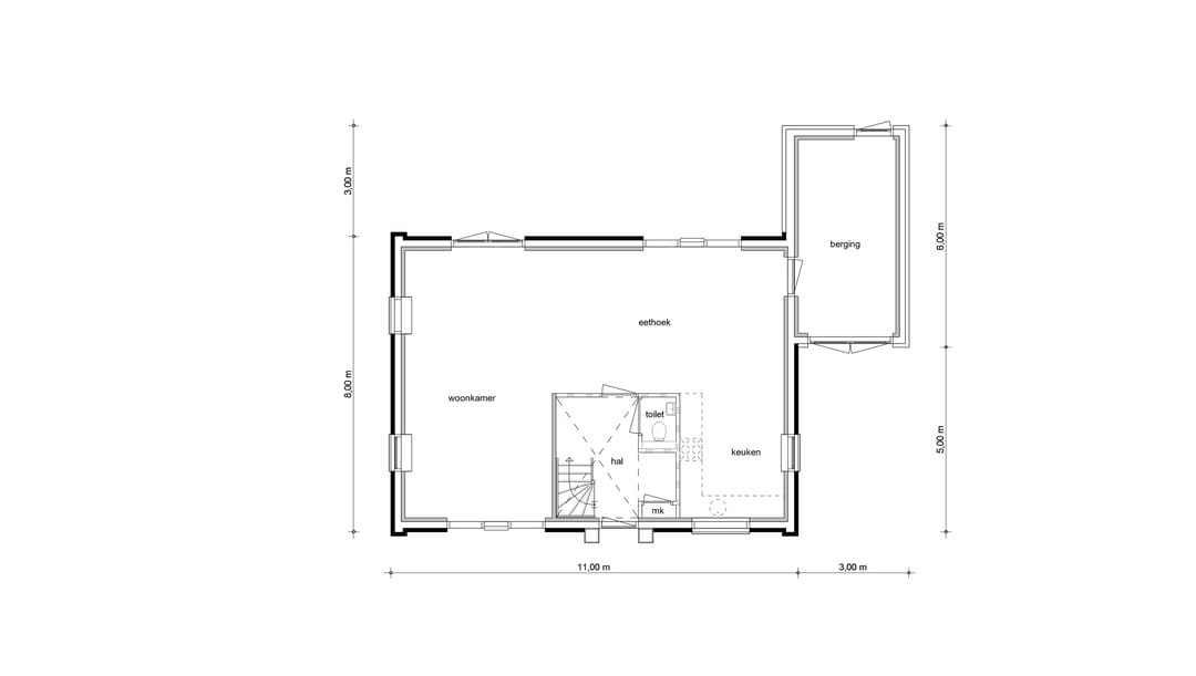 Foto 2 van Vroomshoop Oost fase 3 - 6 vrijstaande woni (Bouwnr. 12)