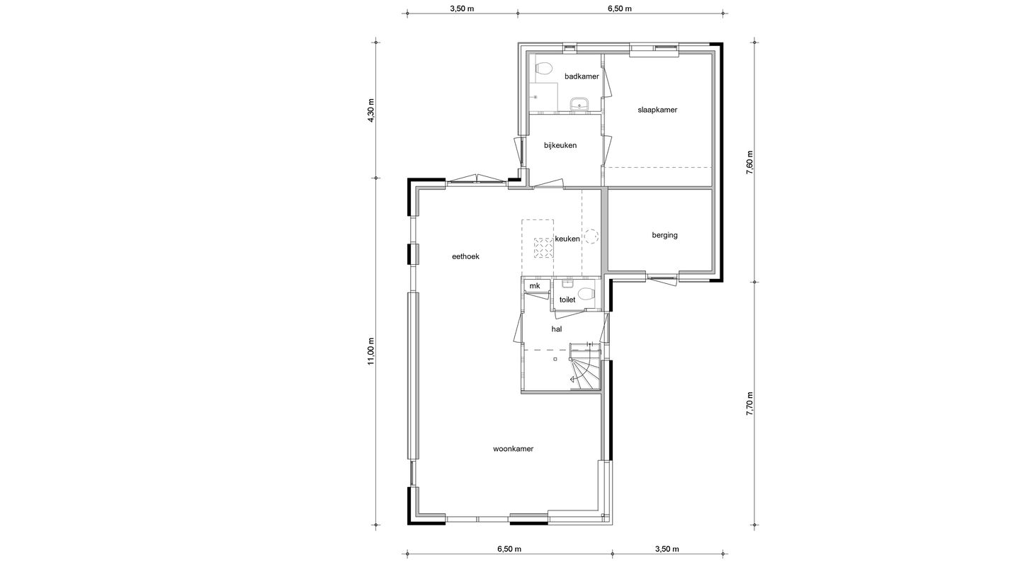 Foto 20 van Vroomshoop Oost fase 3 - 6 vrijstaande woni (Bouwnr. 12)
