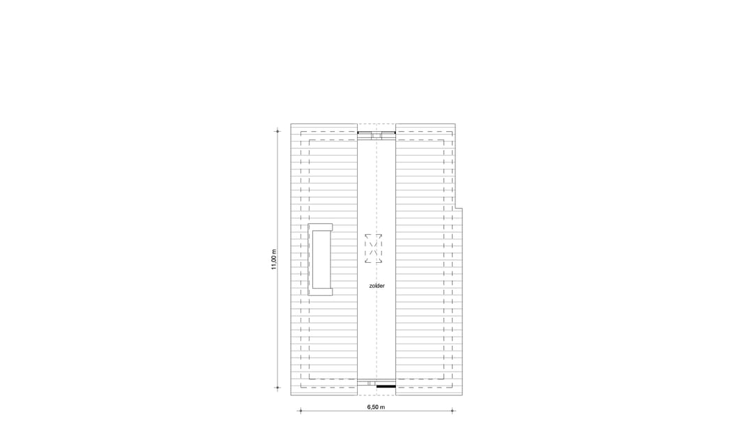 Foto 22 van Vroomshoop Oost fase 3 - 6 vrijstaande woni (Bouwnr. 12)