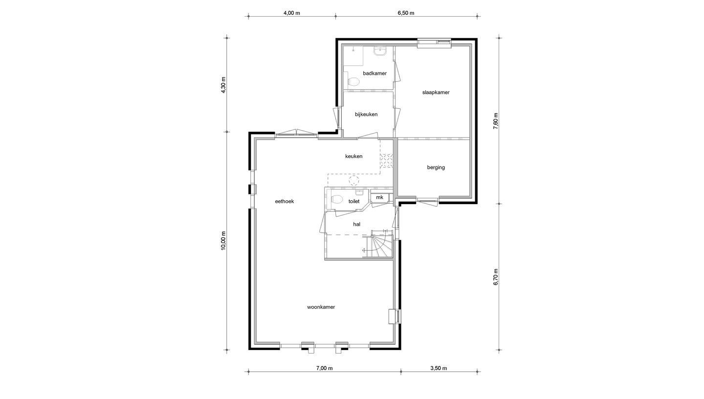 Foto 14 van Vroomshoop Oost fase 3 - 6 vrijstaande woni (Bouwnr. 13)