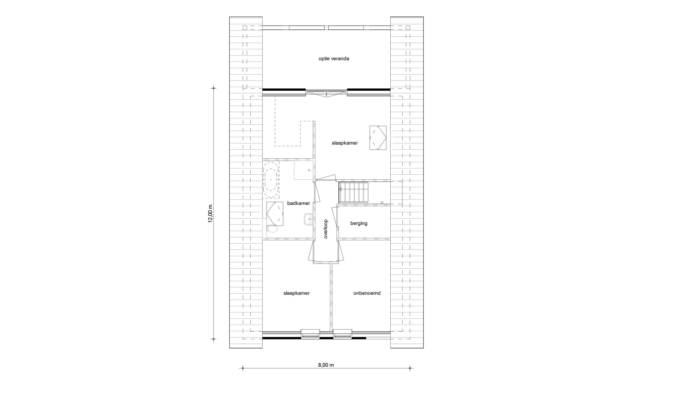 Foto 18 van Vroomshoop Oost fase 3 - 6 vrijstaande woni (Bouwnr. 13)