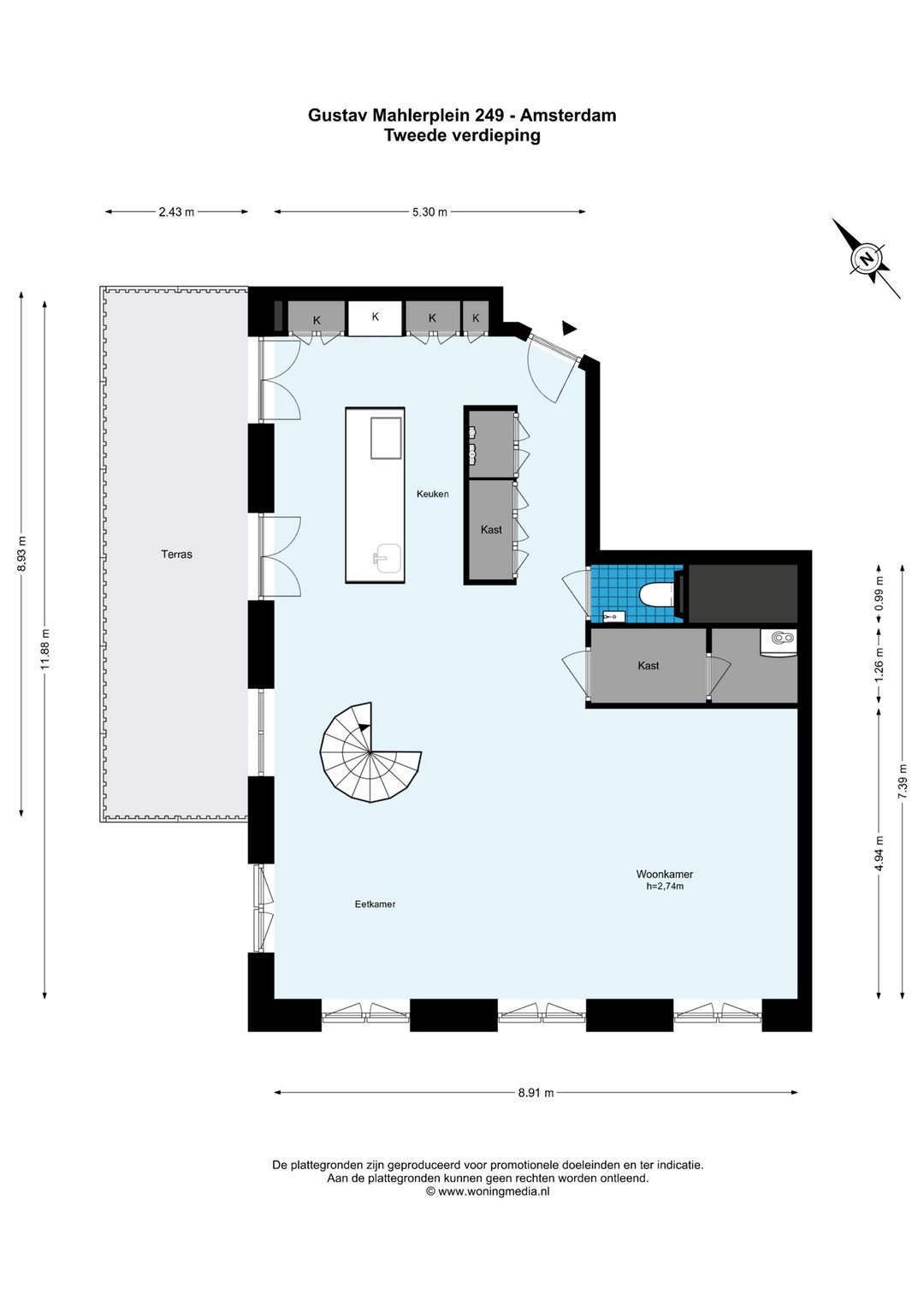 Foto 53 van Gustav Mahlerplein 249