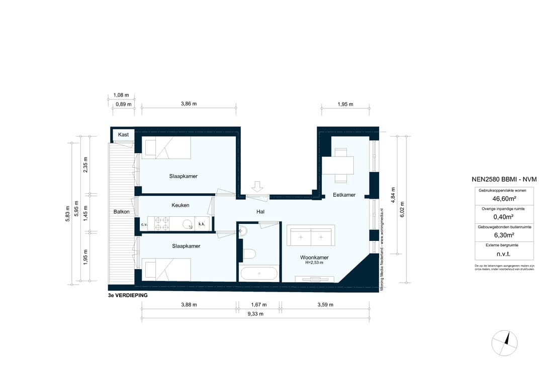 Foto 28 van John Franklinstraat 57-3
