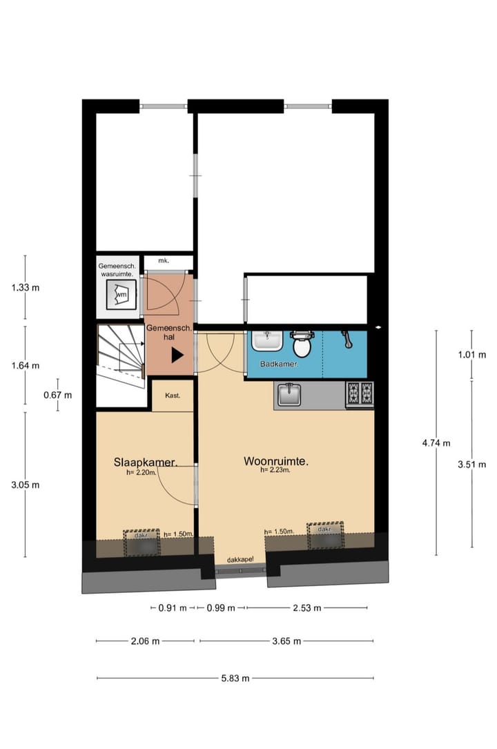 Foto 28 van Schimmelpenninckstraat 4-E