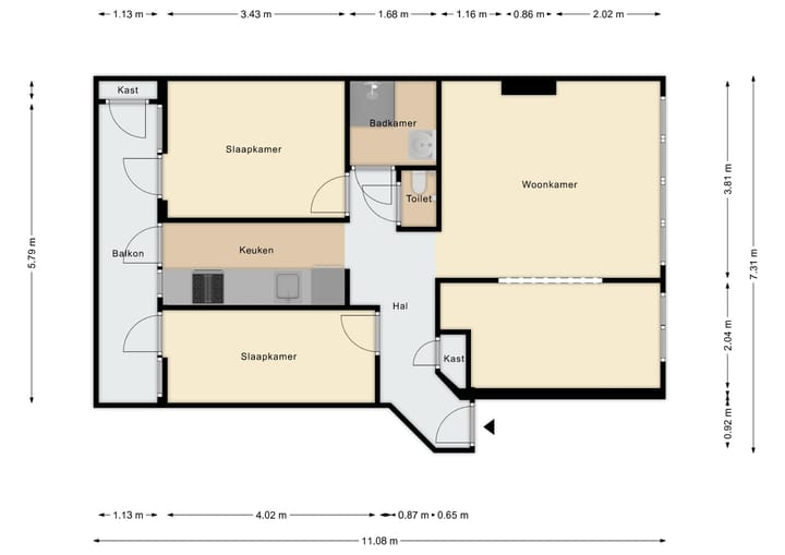 Foto 21 van Lucellestraat 11-2