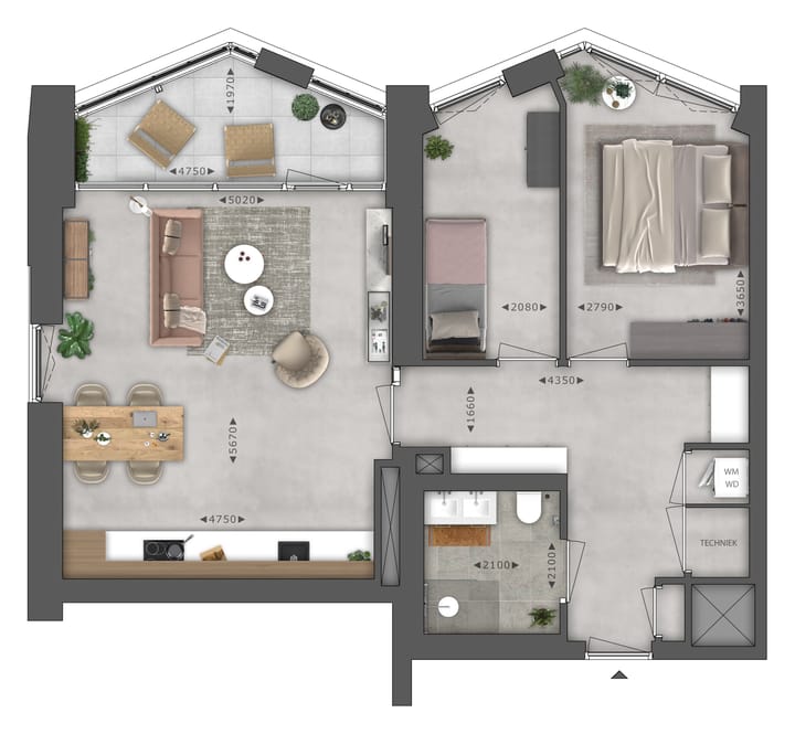Appartement te koop: Maansteen 50, Heerhugowaard