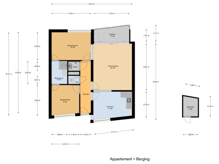 Appartement _ Berging