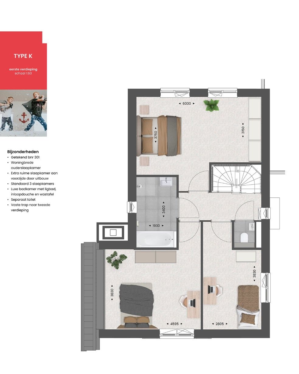 Foto 4 van Bouwnummer 301 (Bouwnr. 301)