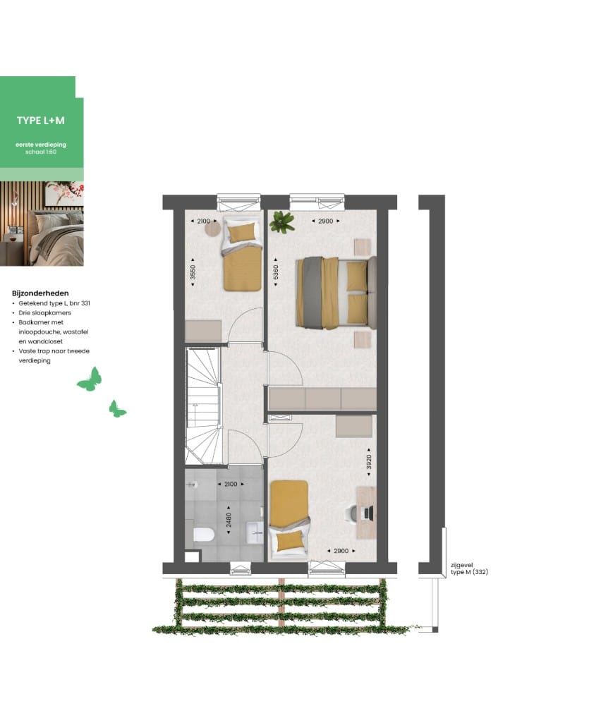 Foto 8 van Bouwnummer 335 (Bouwnr. 335)