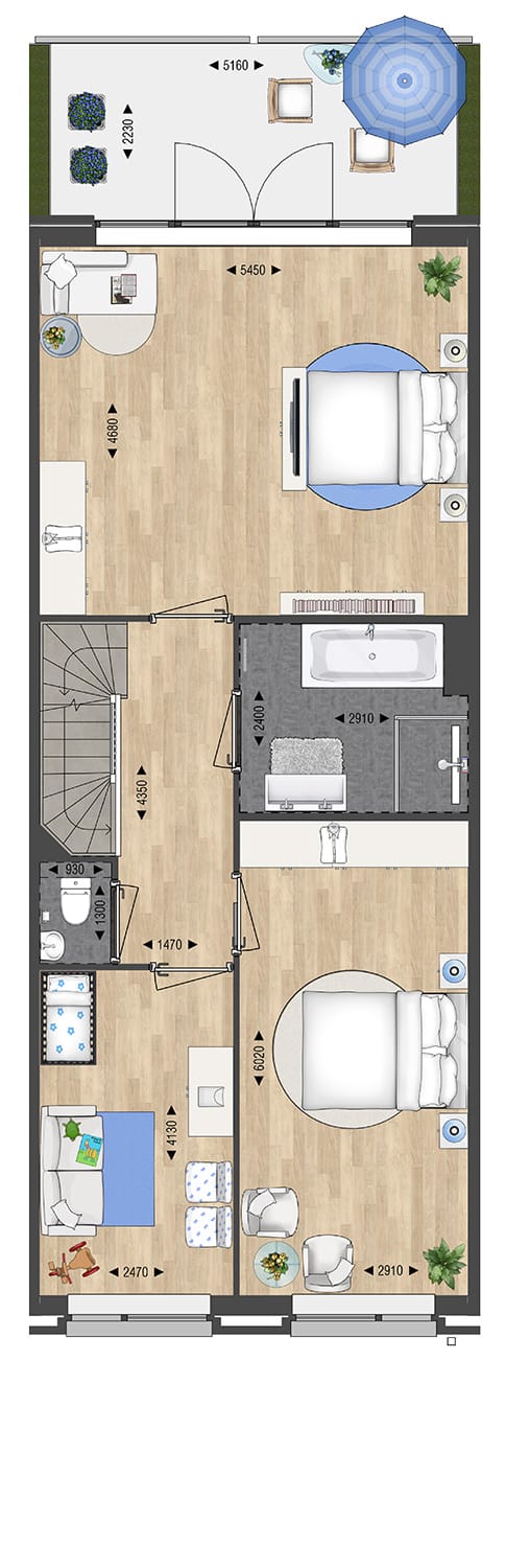 Foto 8 van Landgoedhuis (Bouwnr. 4)