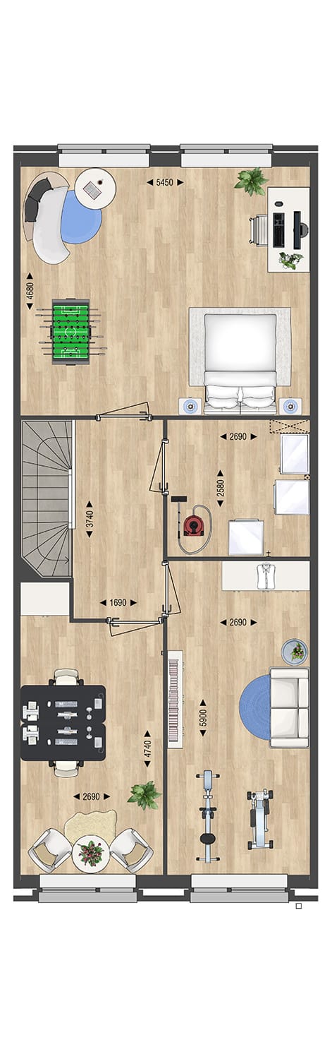 Foto 9 van Landgoedhuis (Bouwnr. 6)