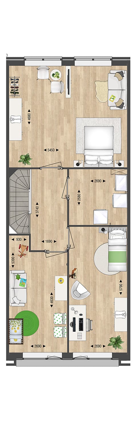 Foto 11 van Landgoedhuis (Bouwnr. 9)