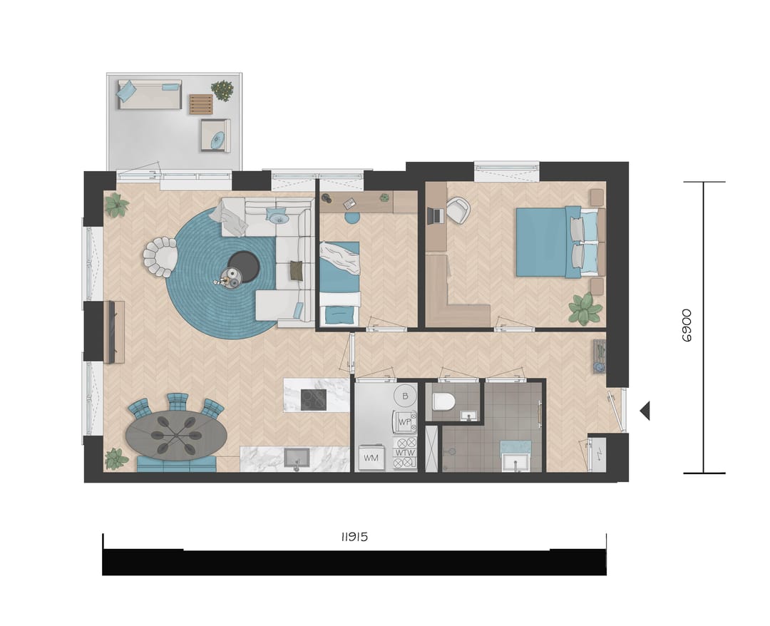 Foto 1 van De Residentie (Bouwnr. 37)