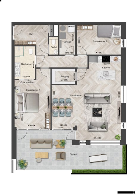 Appartement (Bouwnr. W4)