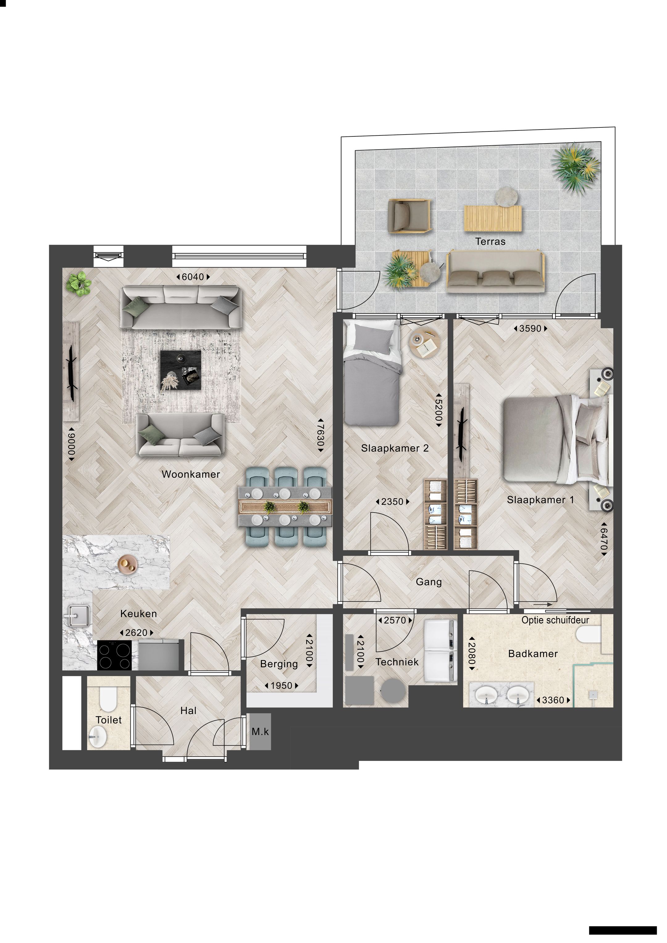 Appartement (Bouwnr. W5)  false