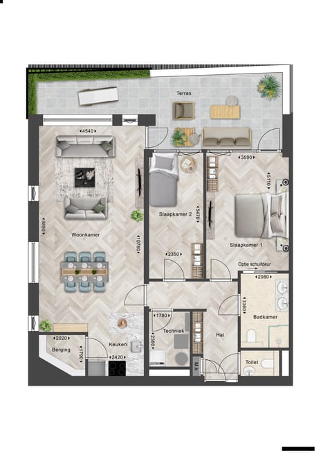 Appartement (Bouwnr. W6)