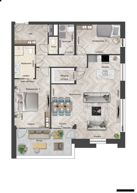 Appartement (Bouwnr. W10)