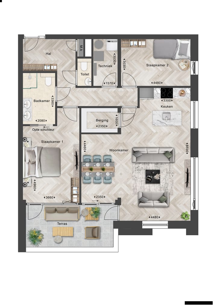 Foto 1 van Appartement (Bouwnr. W10)