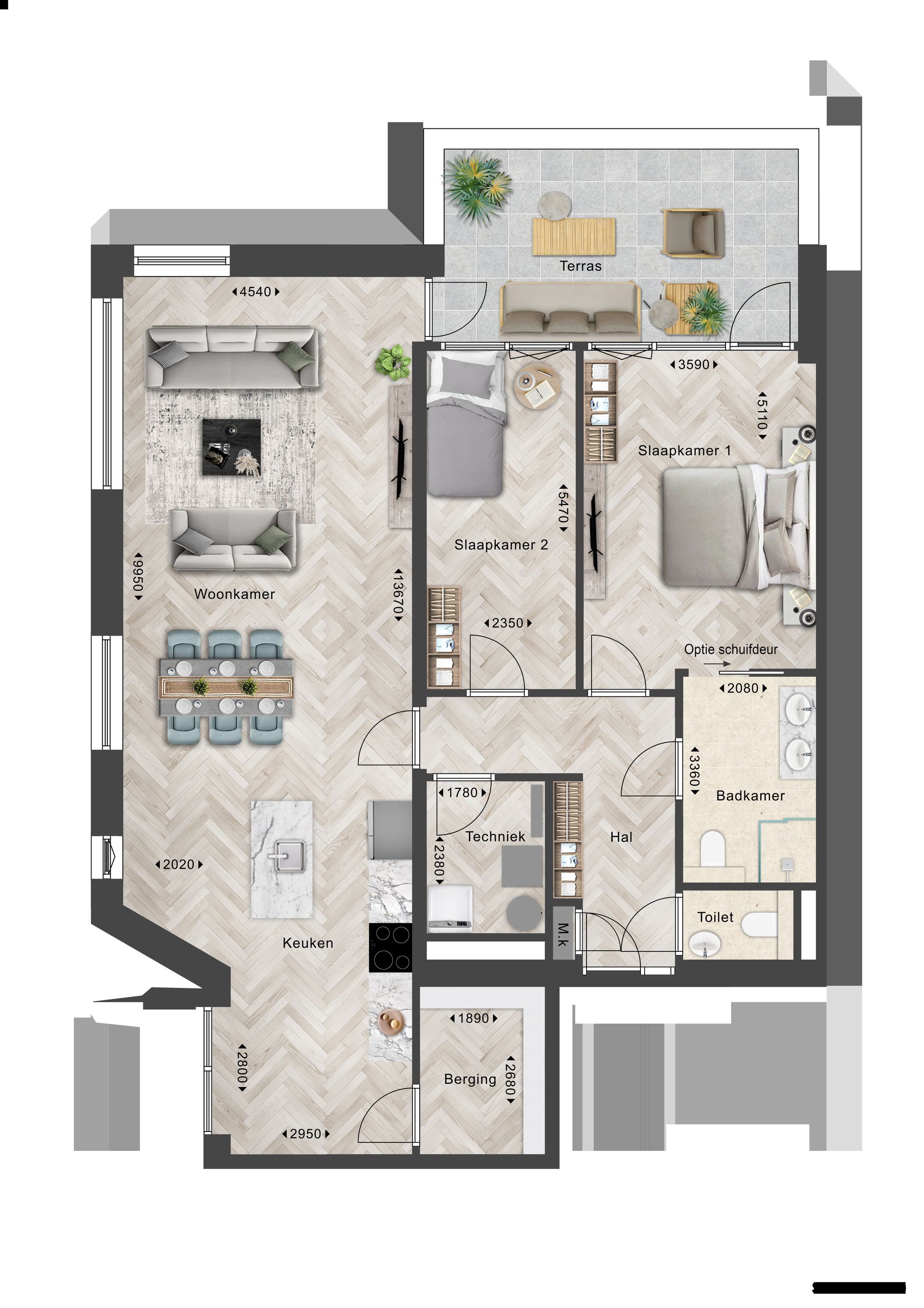 Appartement (Bouwnr. W12), Delden, 7491EA, Overijssel, Nederland  