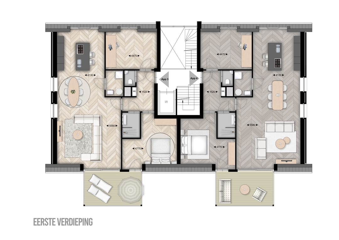 Foto 7 van Brinkstraat 15-A (Bouwnr. 4)