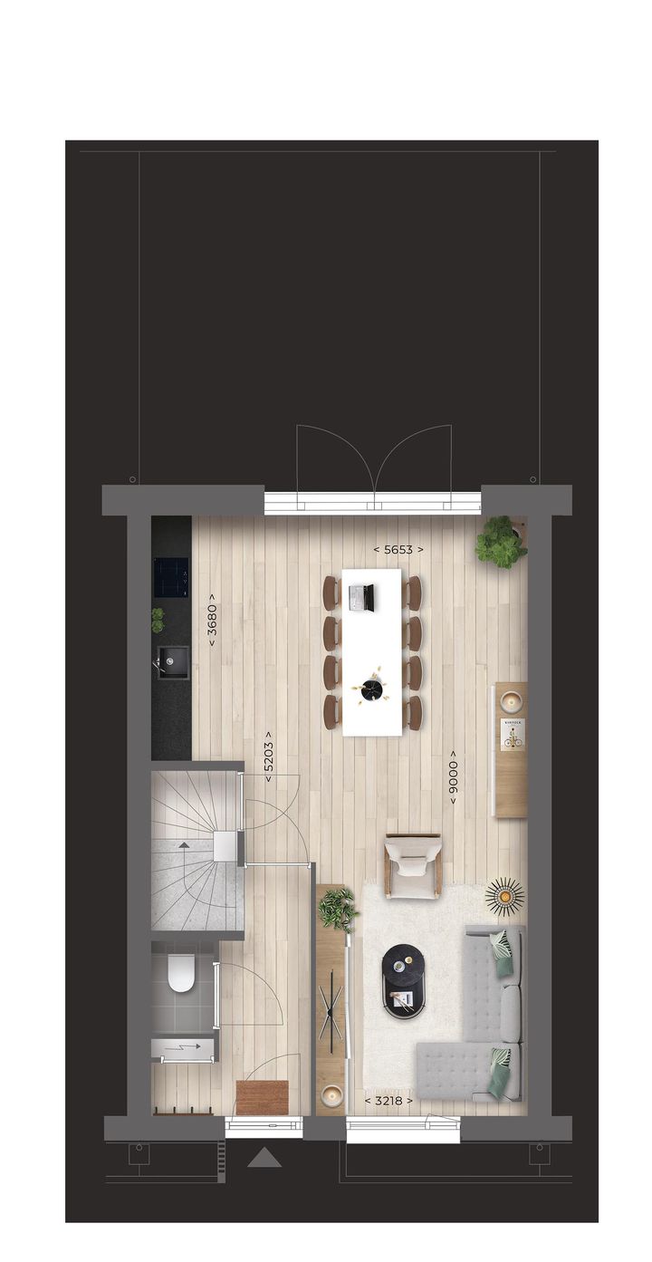 Foto 5 van TEX Buitengewoon - 8 eengezinswoningen - Tu (Bouwnr. 5)