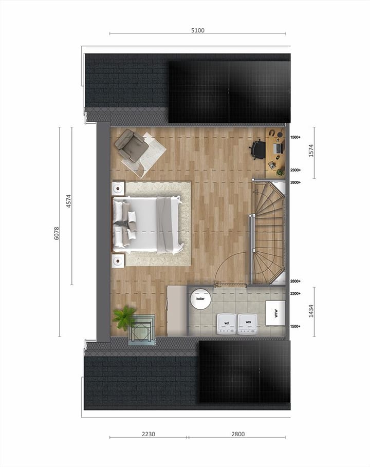 Foto 12 van Rijwoningen (Bouwnr. 109)