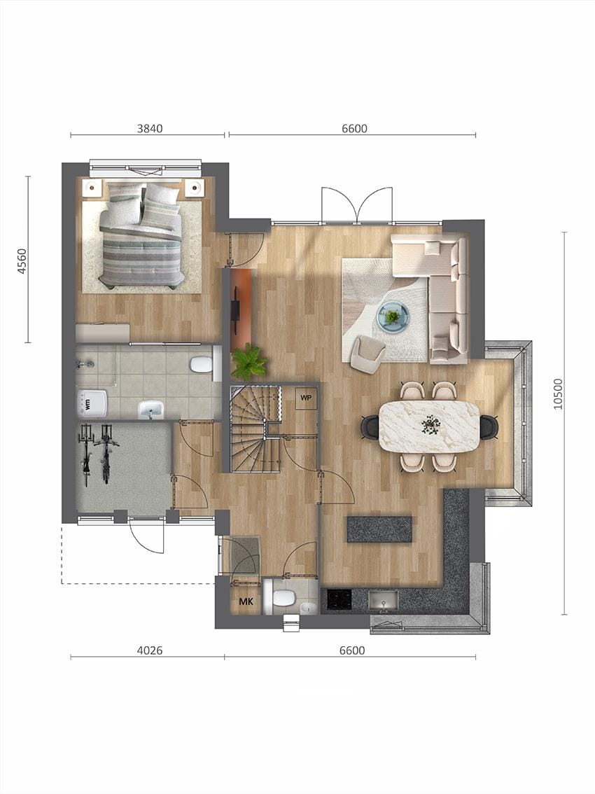 Foto 7 van Vrijstaande bungalow (Bouwnr. 114)