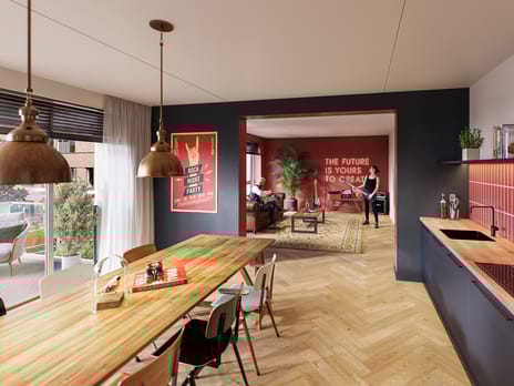 Foto van 3-kamer appartement Bovenwoning