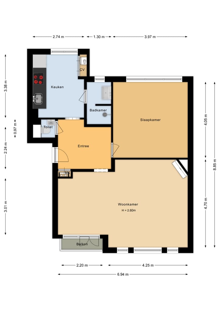 Foto 27 van Diekmanstraat 7-1