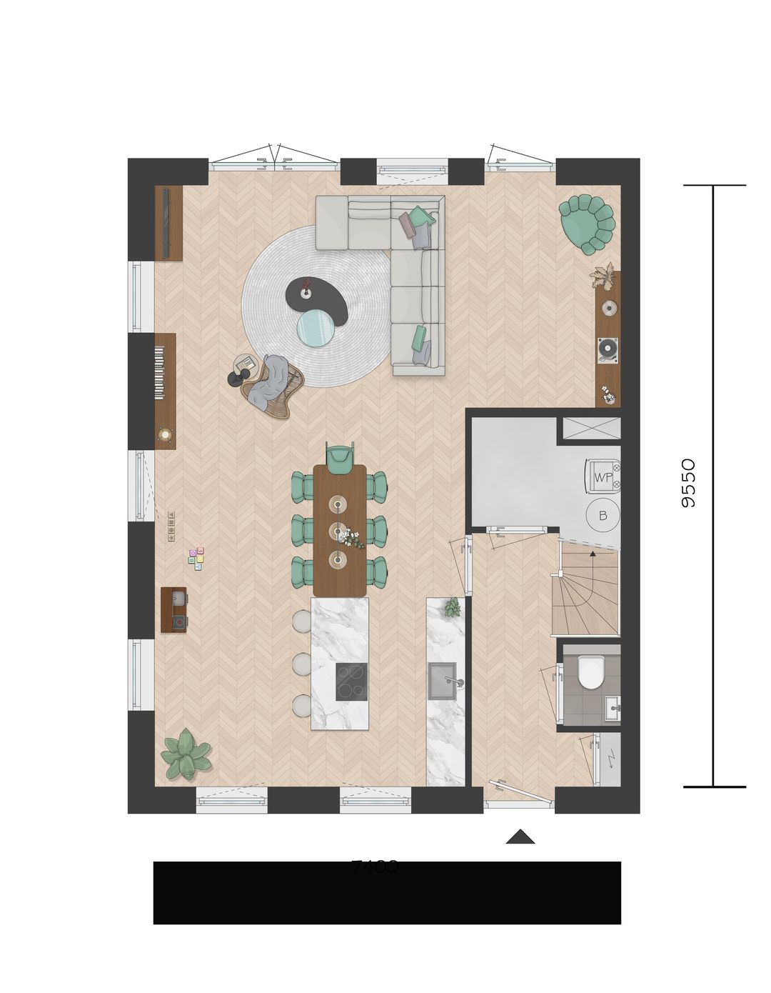 Foto 2 van Schuurwoning (Bouwnr. 9)