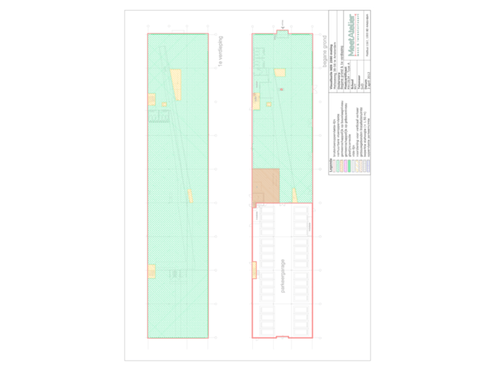 Begane grond en 1e verdieping