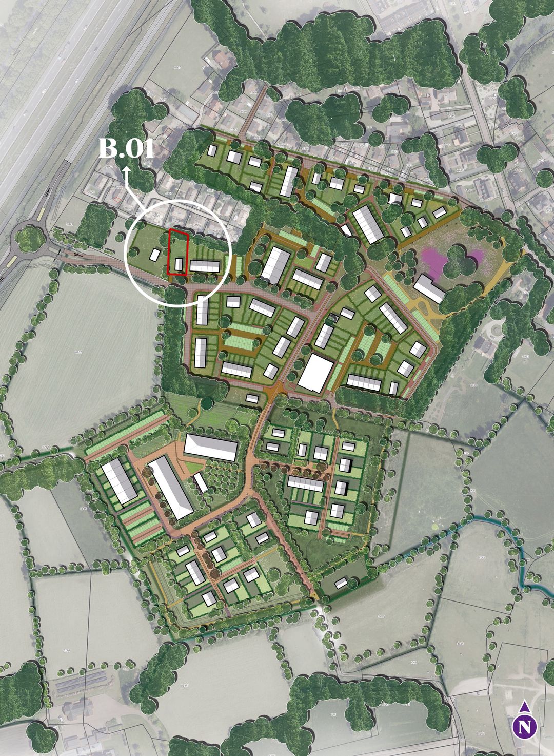 Foto 2 van Bouwkavel B.01