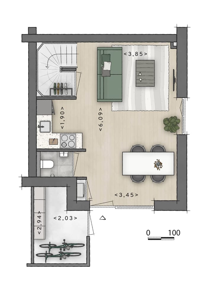 Foto 3 van Rug-aan-rugwoning (Bouwnr. 2)