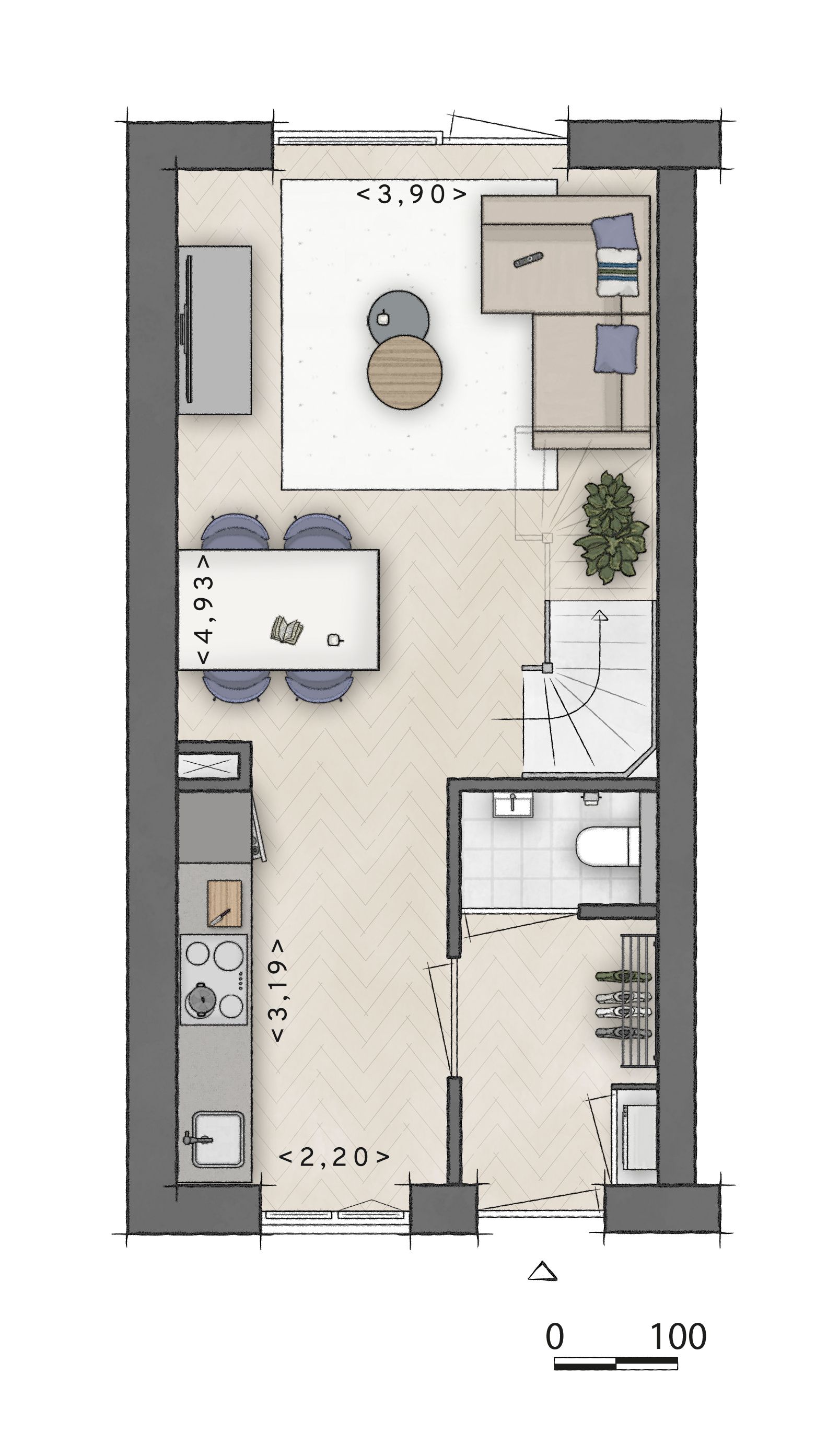 Foto 3 van Tussenwoning (Bouwnr. 26)