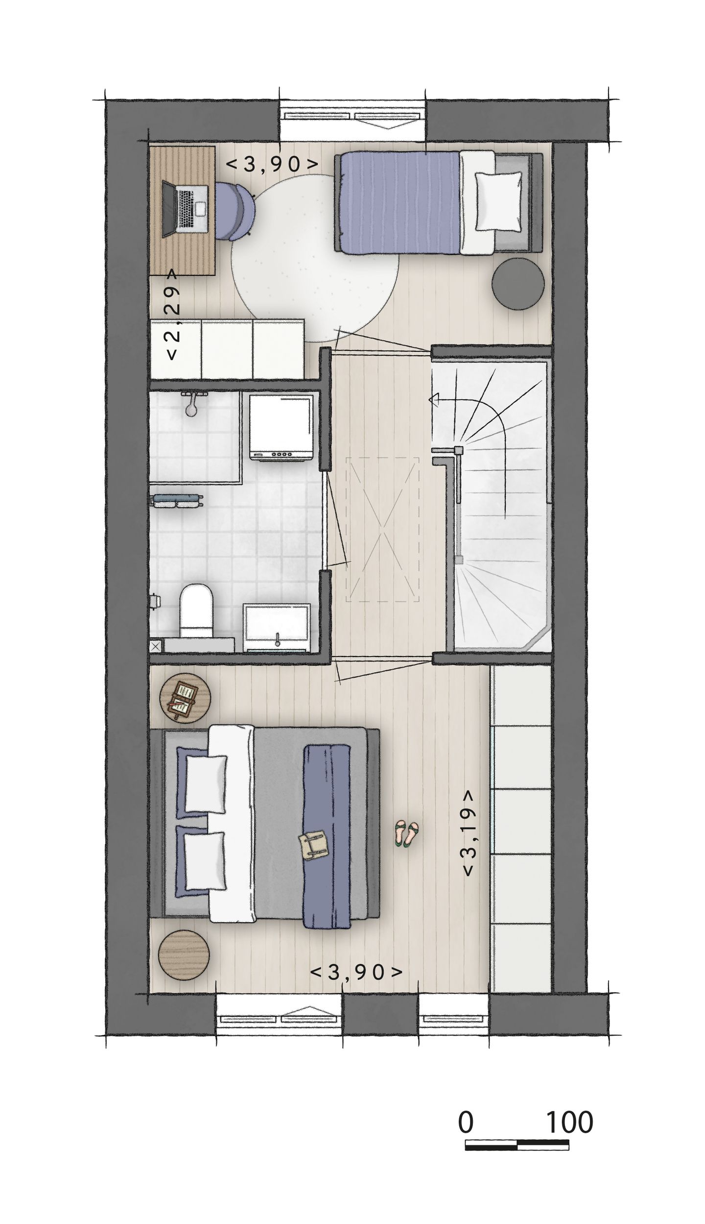 Foto 4 van Tussenwoning (Bouwnr. 26)