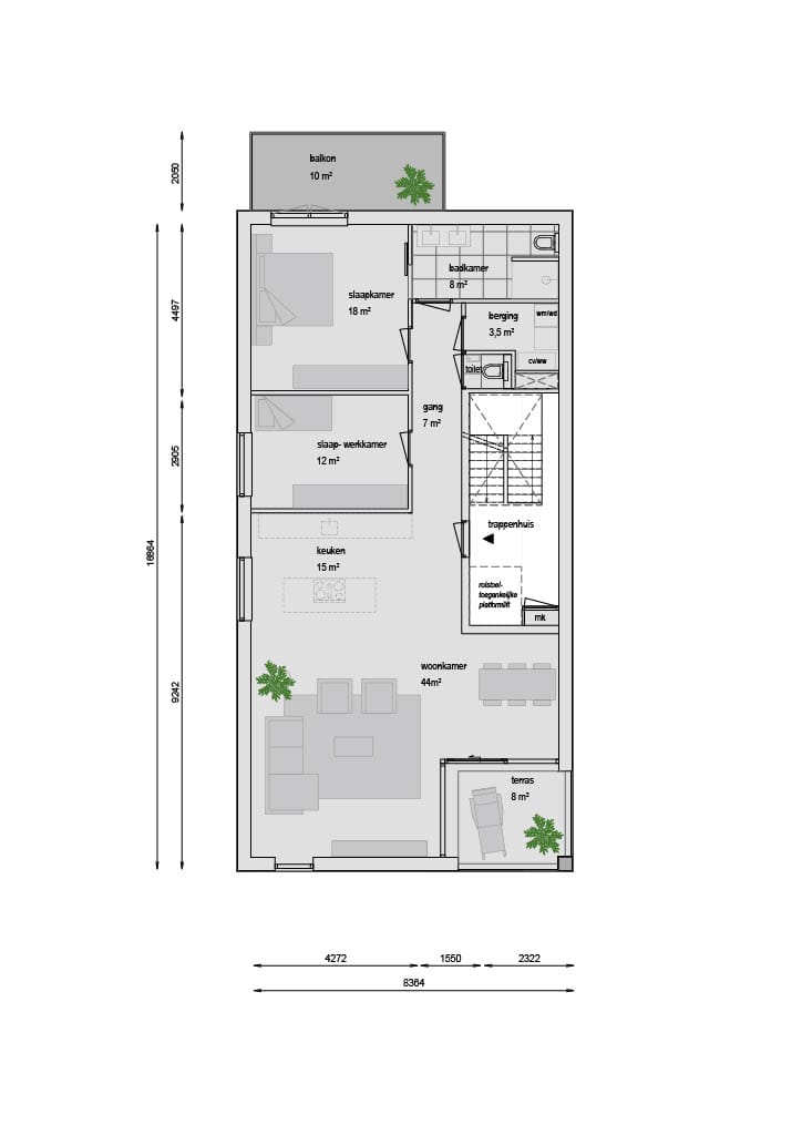 Foto 11 van Claes Danckaertzstraat 6-B