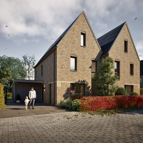 Foto van Twee-onder-één-kap woning 2-onder-1-kapwoning