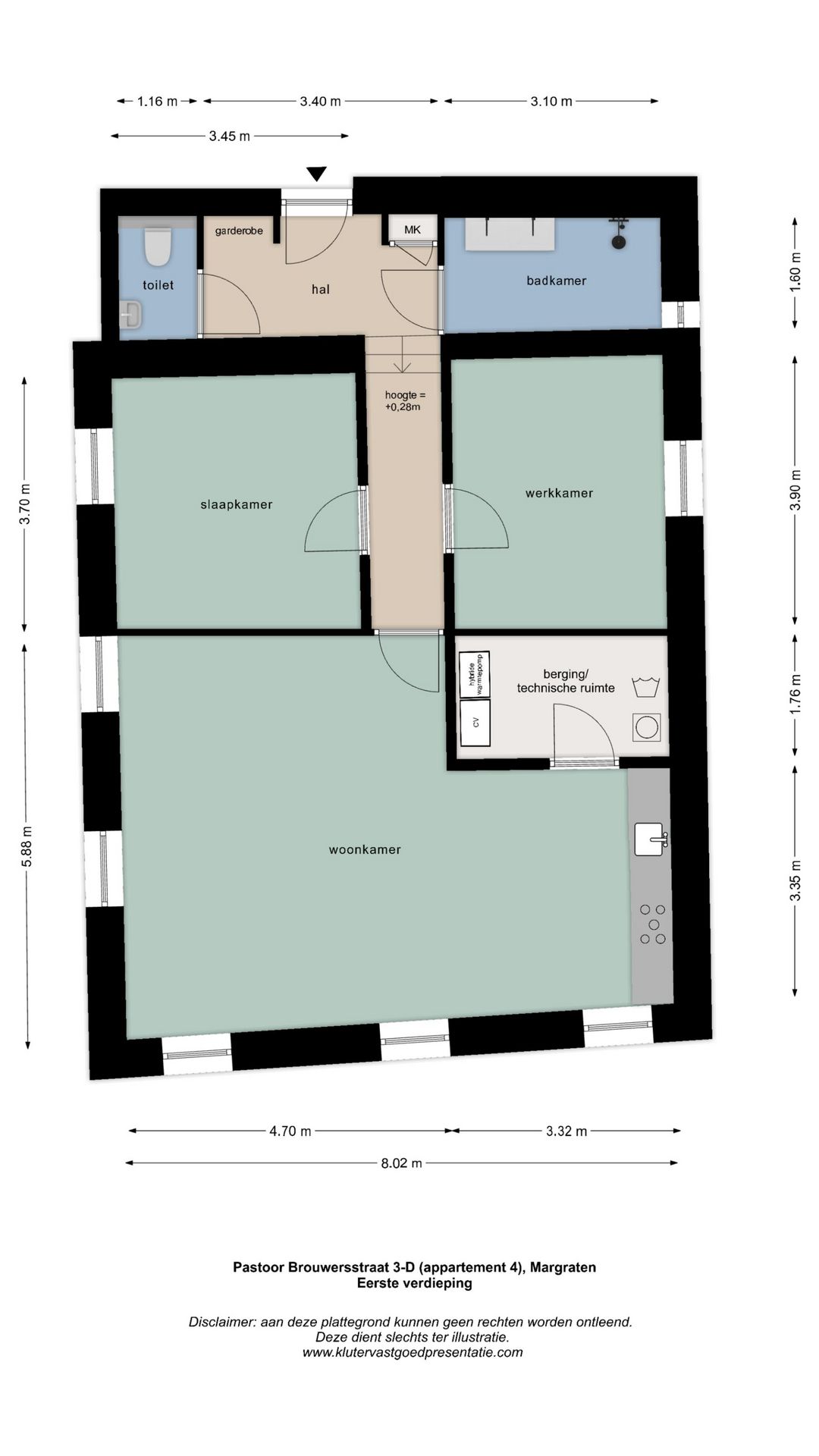 Foto 9 van Pastoor Brouwersstraat 3-D