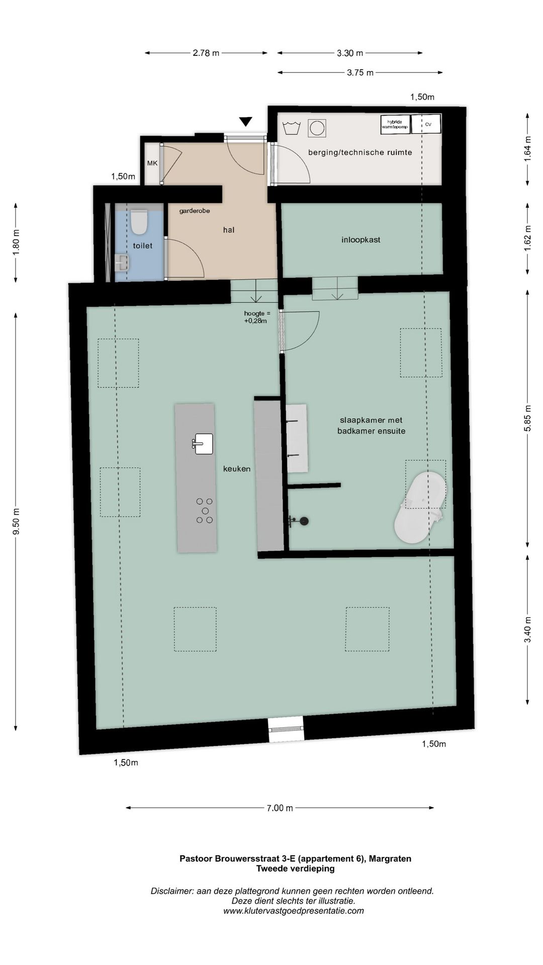 Foto 9 van Pastoor Brouwersstraat 3-E