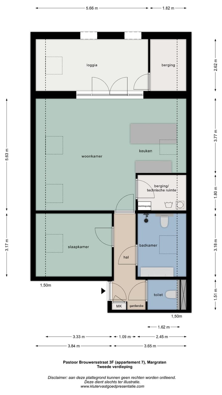 Foto 10 van Pastoor Brouwersstraat 3-F