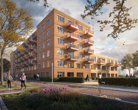 Foto van Woningtype A Portiekflat