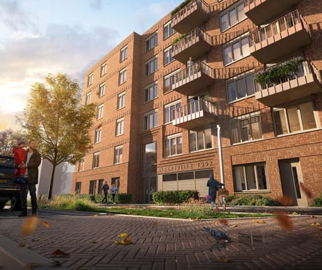 Foto van Woningtype M Portiekflat