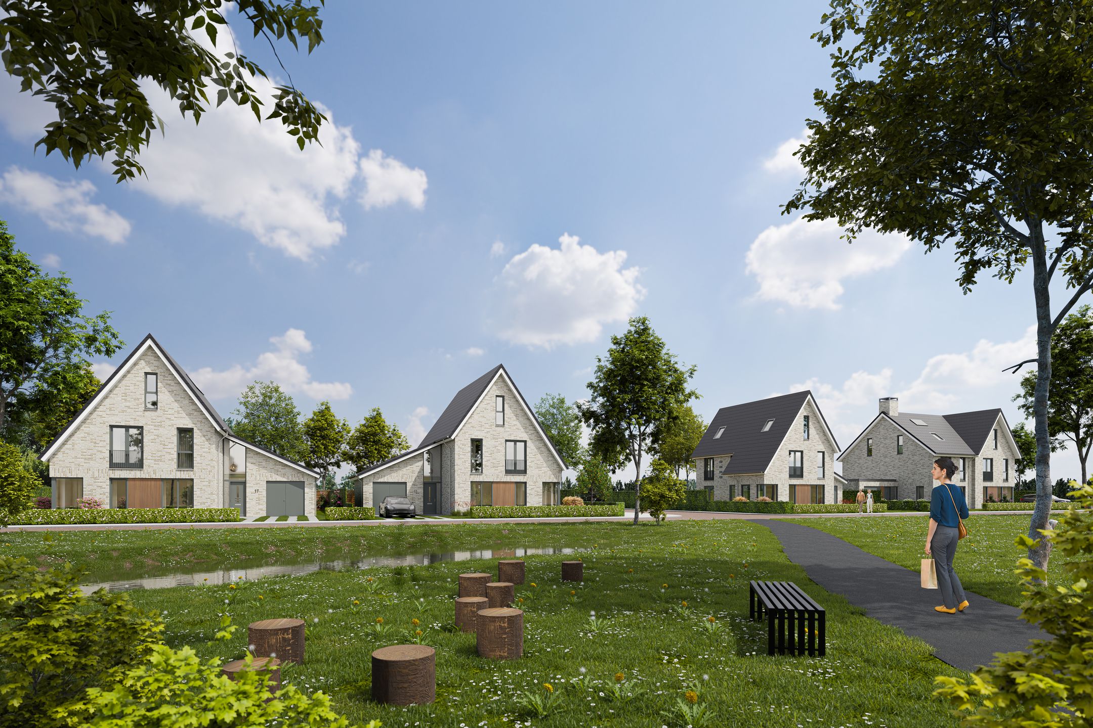 Image of 5 nieuwbouwwoningen Buiten de Veste fase 4a aan de Terre te Steenbergen